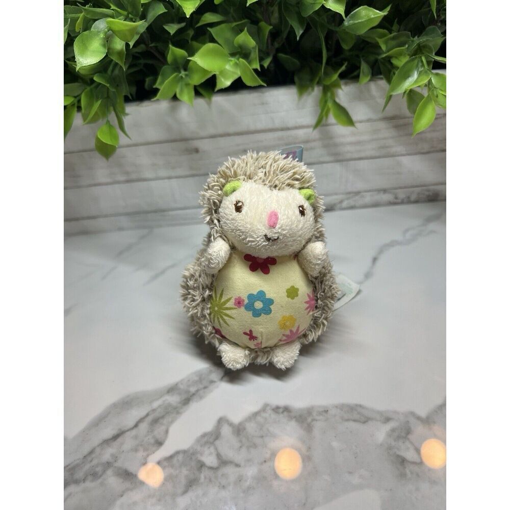 Rare Mary Meyer Taggies Signature Plush Baby Hedgehog  2014‎ 4"